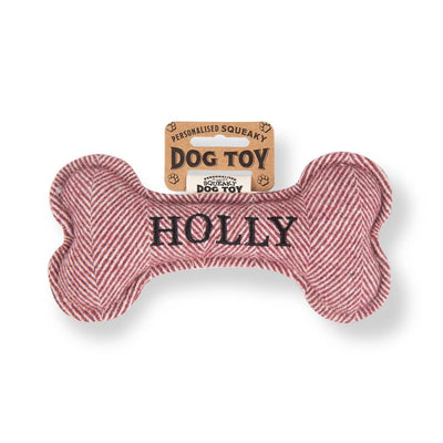 Personalised Squeaky Dog Toys - Names
