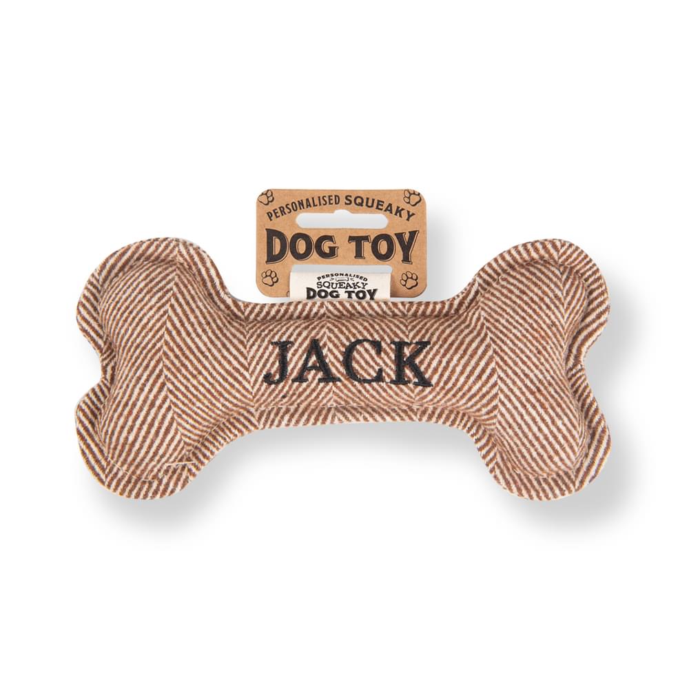 Personalised Squeaky Dog Toys - Names