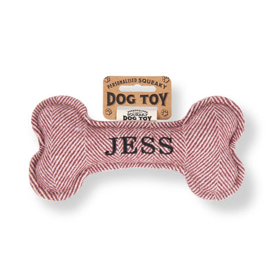 Personalised Squeaky Dog Toys - Names