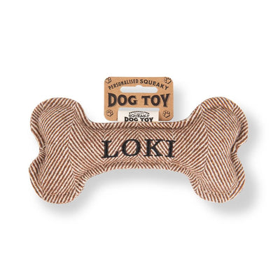 Personalised Squeaky Dog Toys - Names