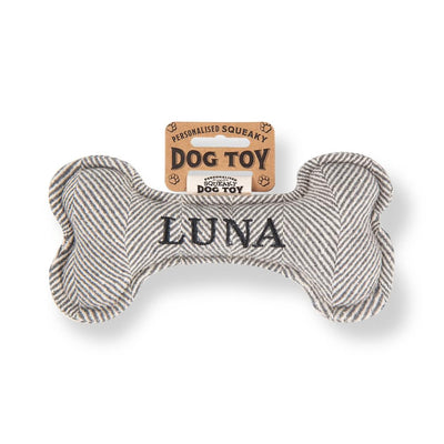 Personalised Squeaky Dog Toys - Names