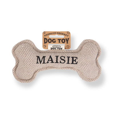 Personalised Squeaky Dog Toys - Names