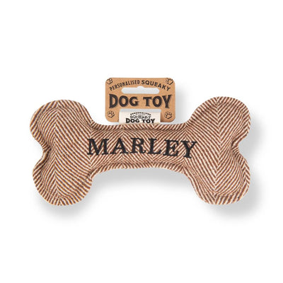 Personalised Squeaky Dog Toys - Names