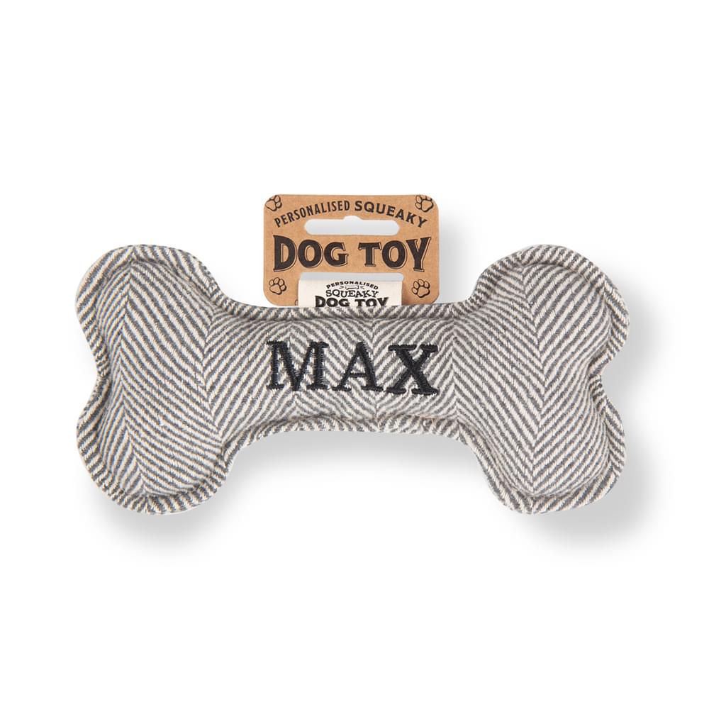 Personalised Squeaky Dog Toys - Names