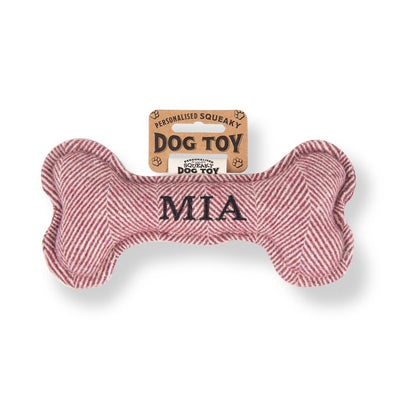 Personalised Squeaky Dog Toys - Names