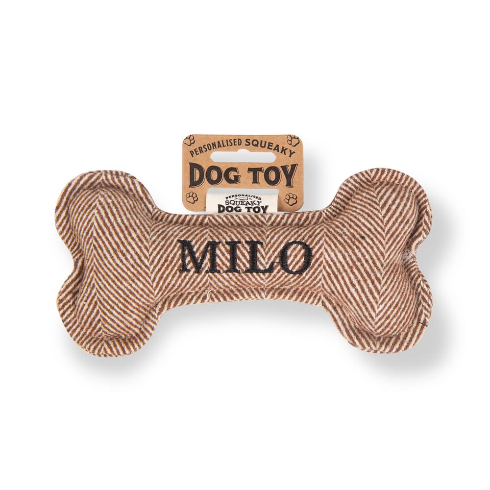 Personalised Squeaky Dog Toys - Names