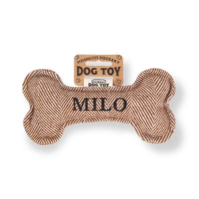 Personalised Squeaky Dog Toys - Names