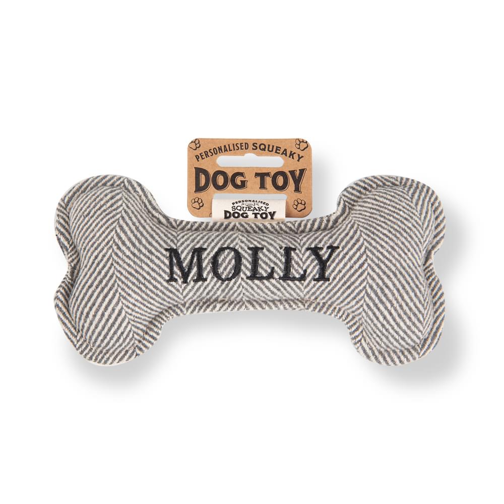 Personalised Squeaky Dog Toys - Names
