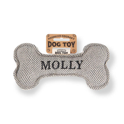 Personalised Squeaky Dog Toys - Names