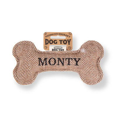 Personalised Squeaky Dog Toys - Names