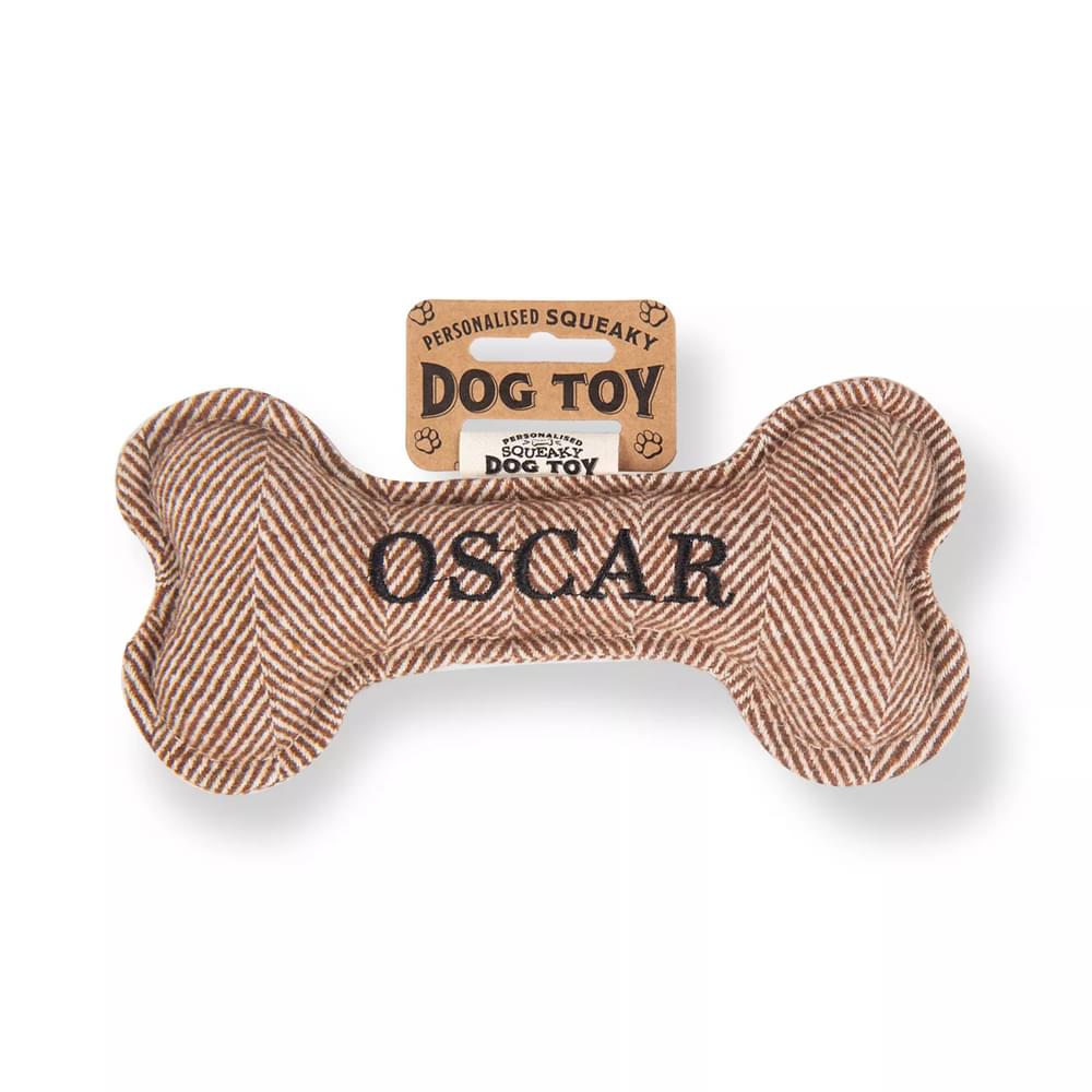 Personalised Squeaky Dog Toys - Names