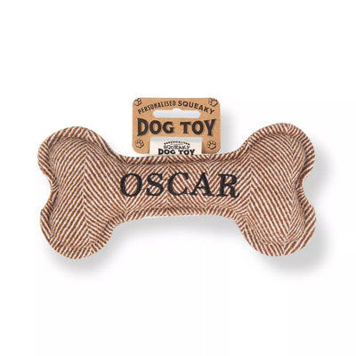 Personalised Squeaky Dog Toys - Names