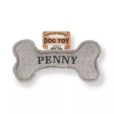Personalised Squeaky Dog Toys - Names