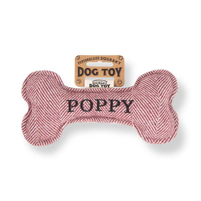 Personalised Squeaky Dog Toys - Names
