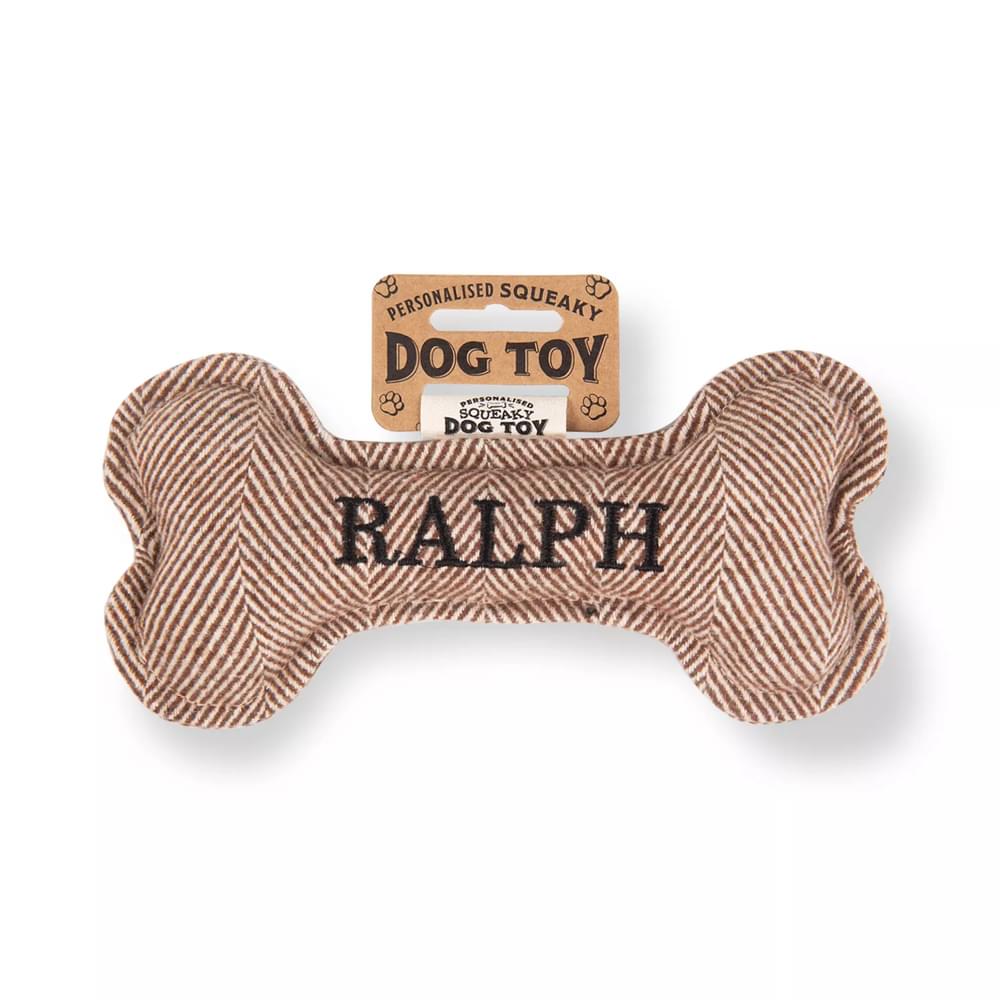 Personalised Squeaky Dog Toys - Names