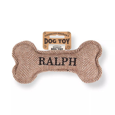 Personalised Squeaky Dog Toys - Names