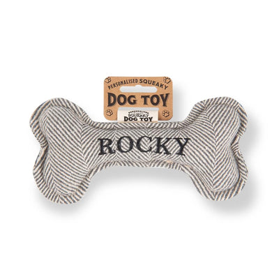 Personalised Squeaky Dog Toys - Names