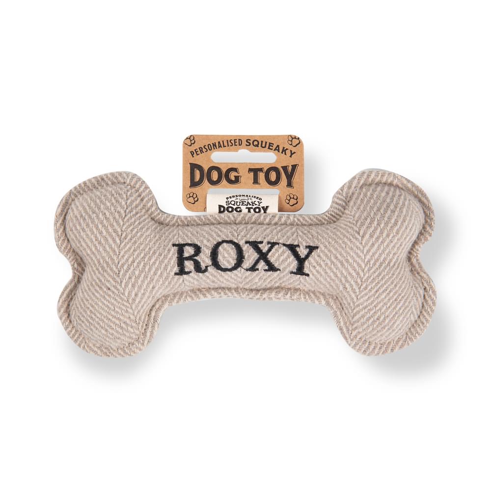 Personalised Squeaky Dog Toys - Names
