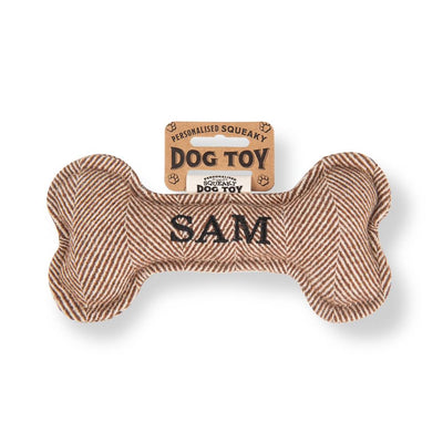 Personalised Squeaky Dog Toys - Names