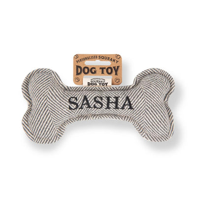 Personalised Squeaky Dog Toys - Names