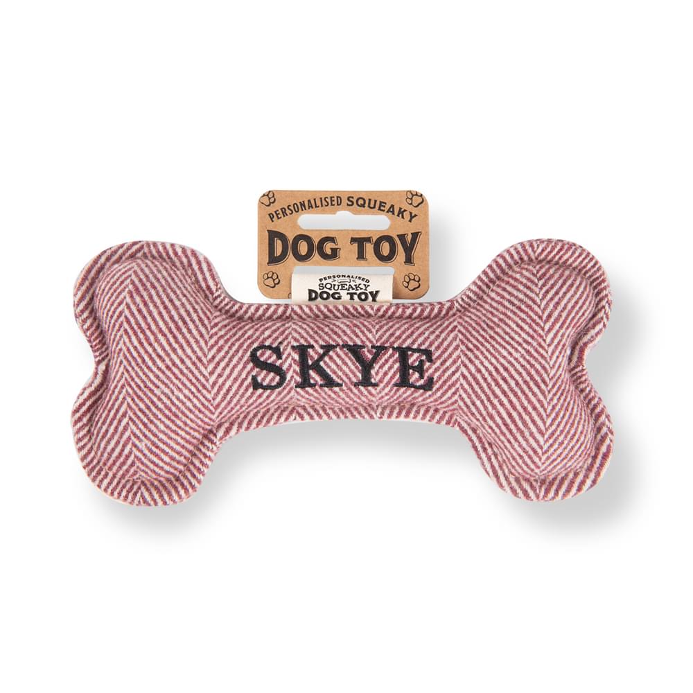 Personalised Squeaky Dog Toys - Names