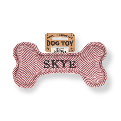 Personalised Squeaky Dog Toys - Names