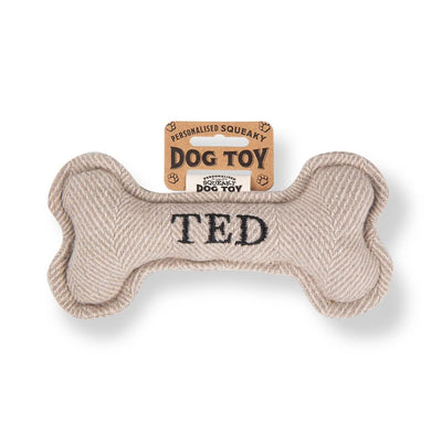 Personalised Squeaky Dog Toys - Names