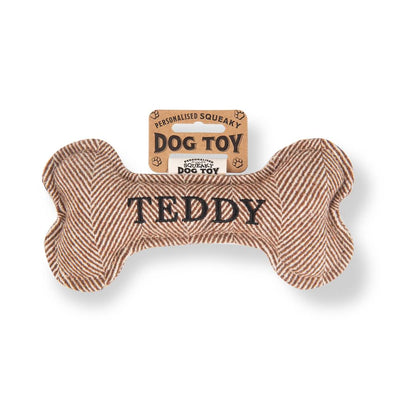 Personalised Squeaky Dog Toys - Names