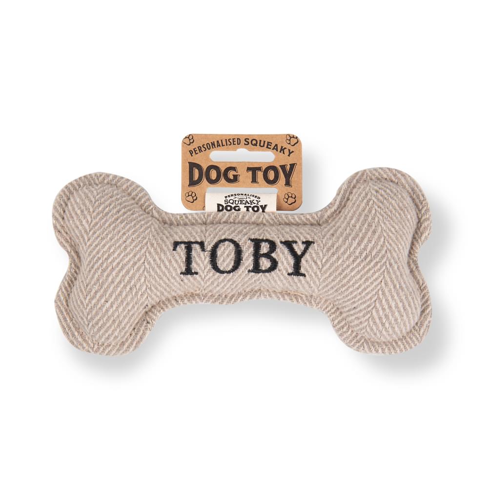Personalised Squeaky Dog Toys - Names