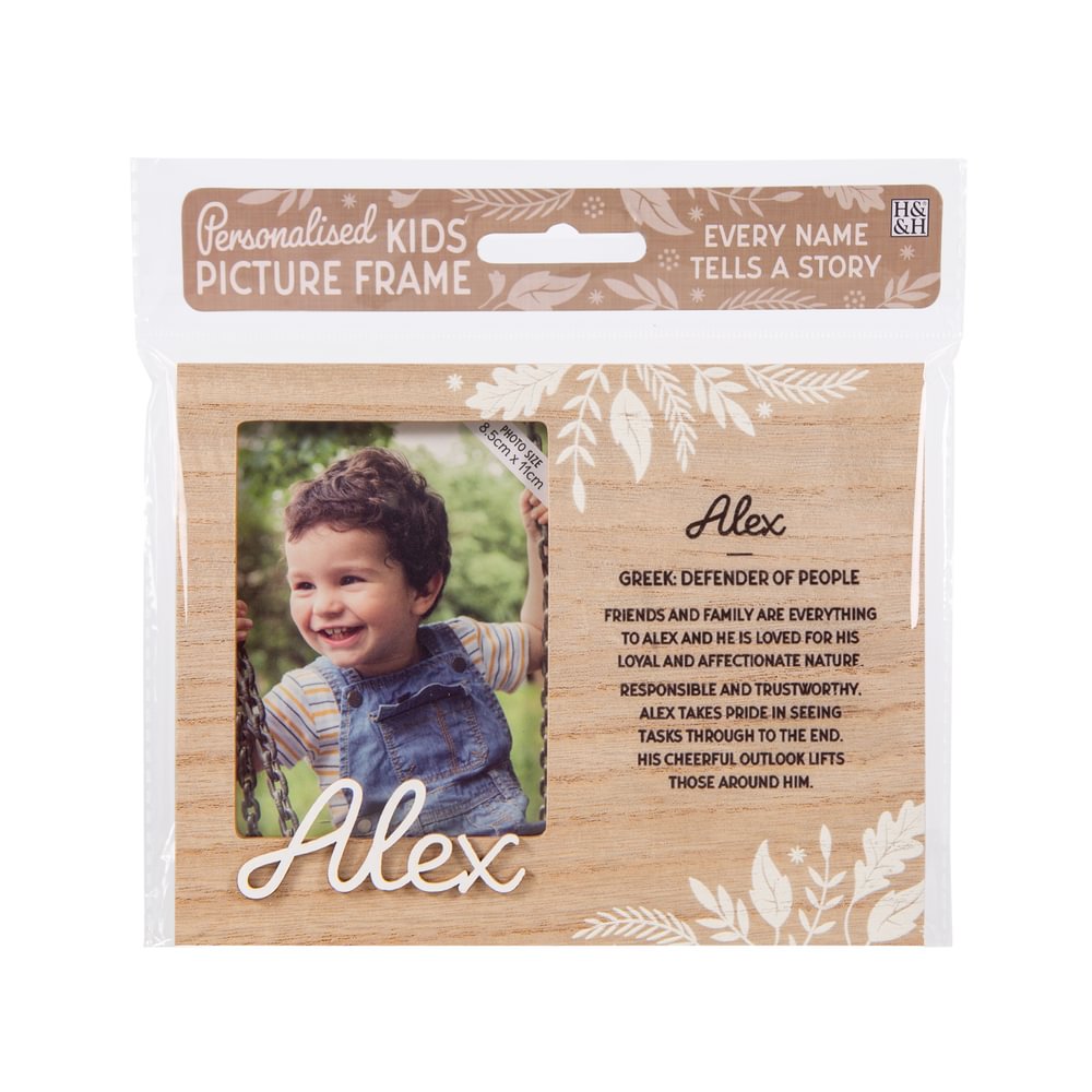 Personalised Kids Picture Frames - Names & Relations