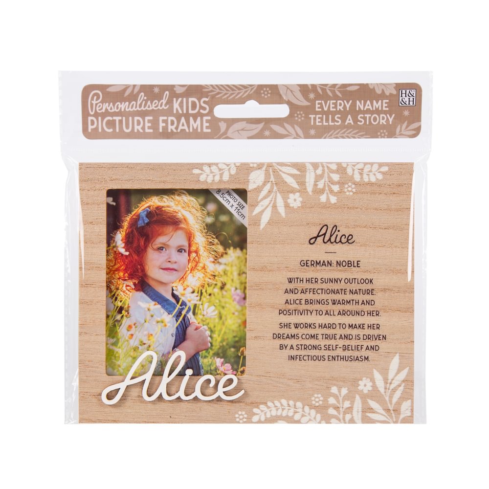 Personalised Kids Picture Frames - Names & Relations