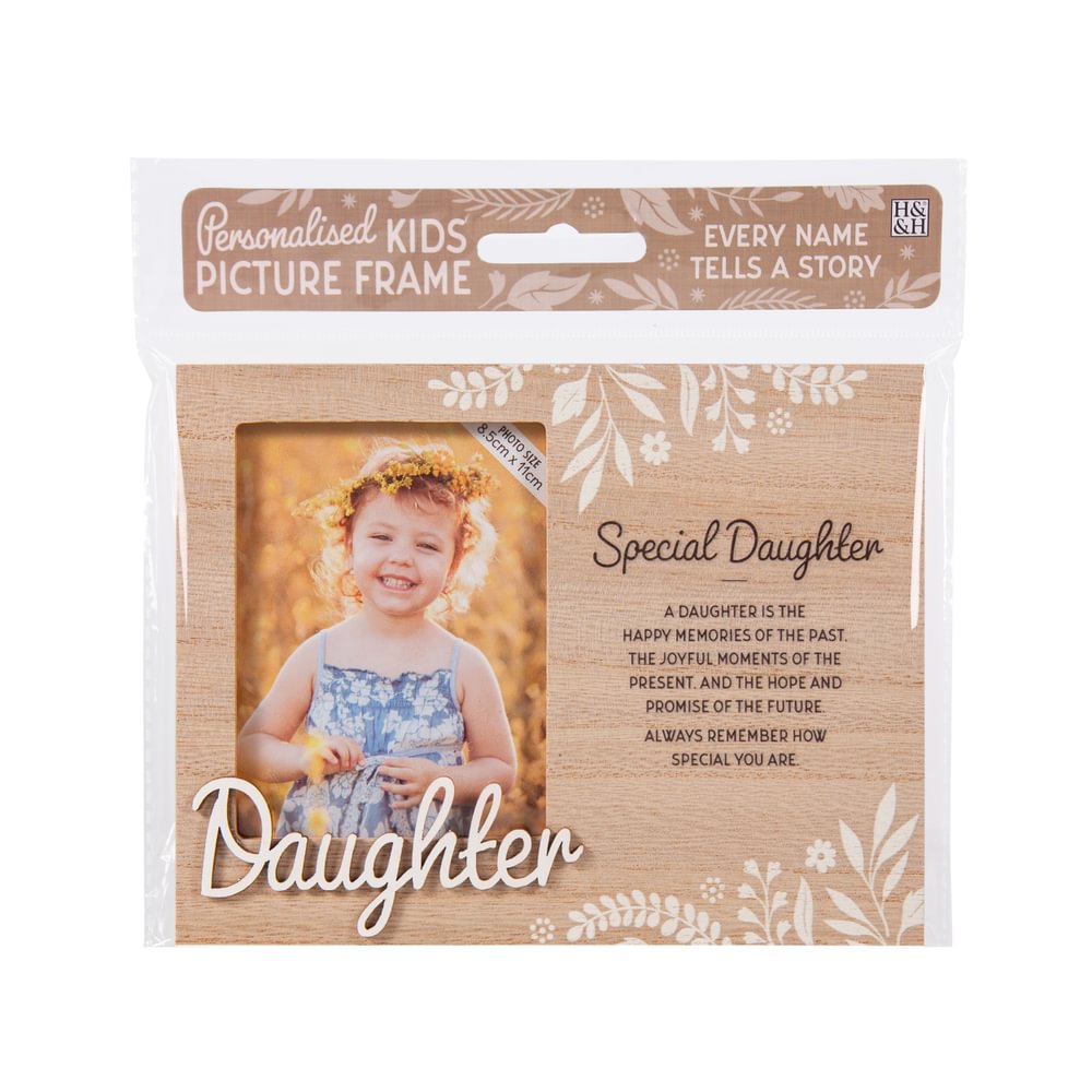 Personalised Kids Picture Frames - Names & Relations