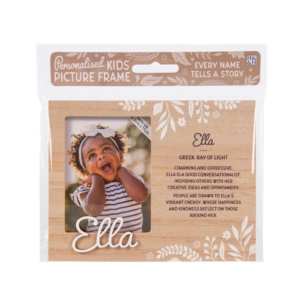 Personalised Kids Picture Frames - Names & Relations