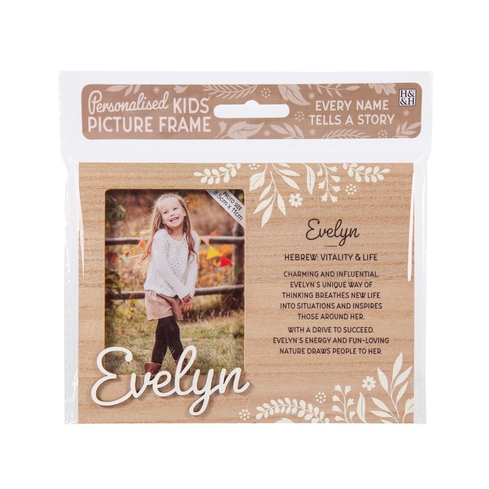 Personalised Kids Picture Frames - Names & Relations