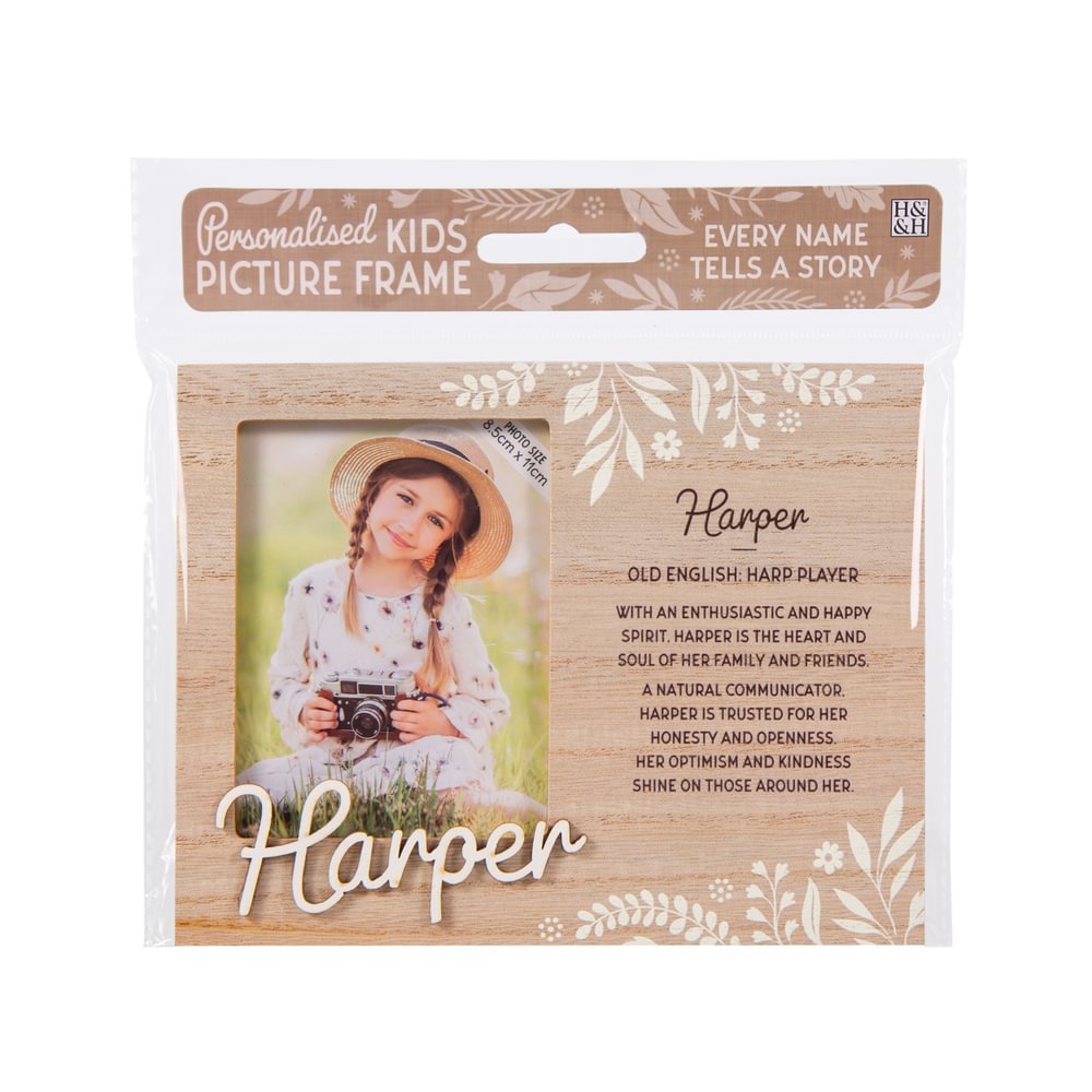 Personalised Kids Picture Frames - Names & Relations