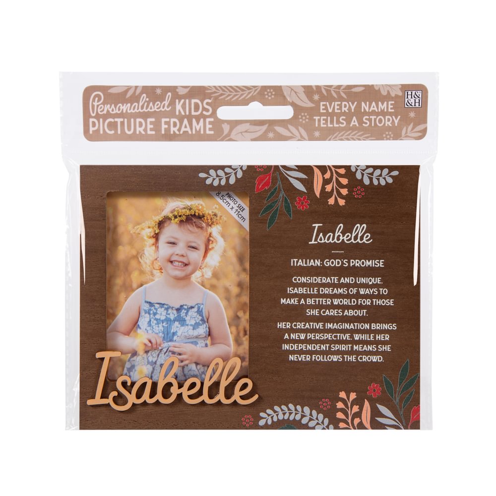 Personalised Kids Picture Frames - Names & Relations