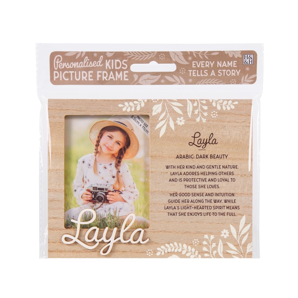 Personalised Kids Picture Frames - Names & Relations