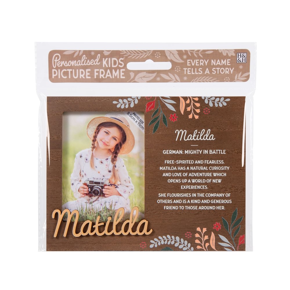 Personalised Kids Picture Frames - Names & Relations