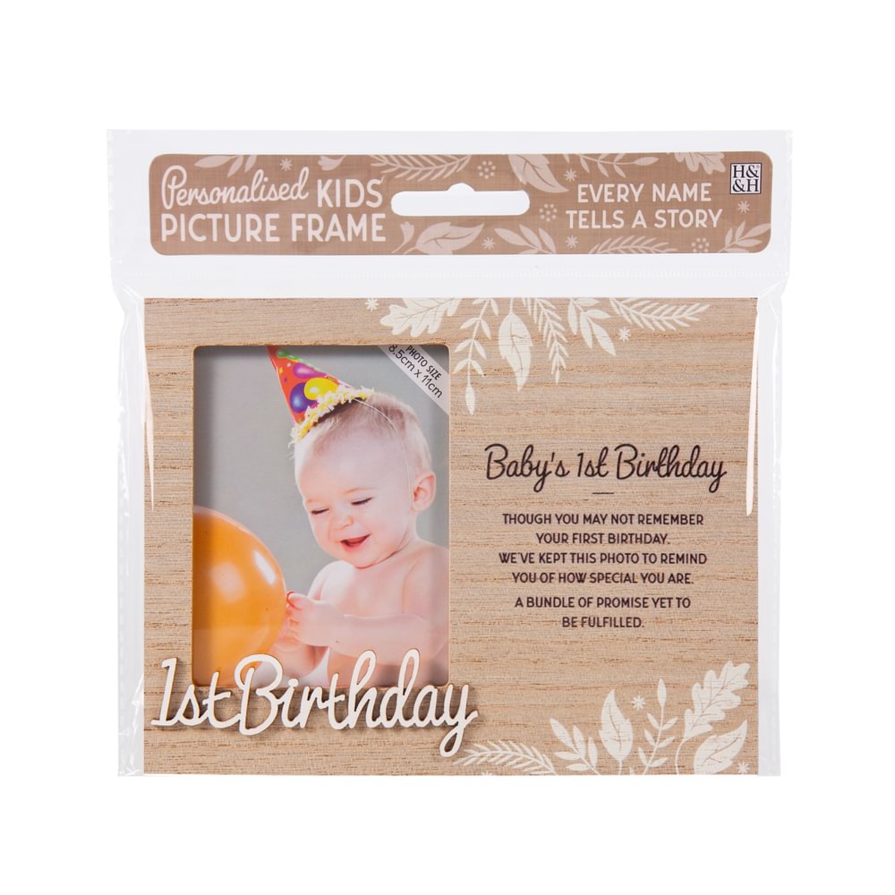 Personalised Kids Picture Frames - Names & Relations