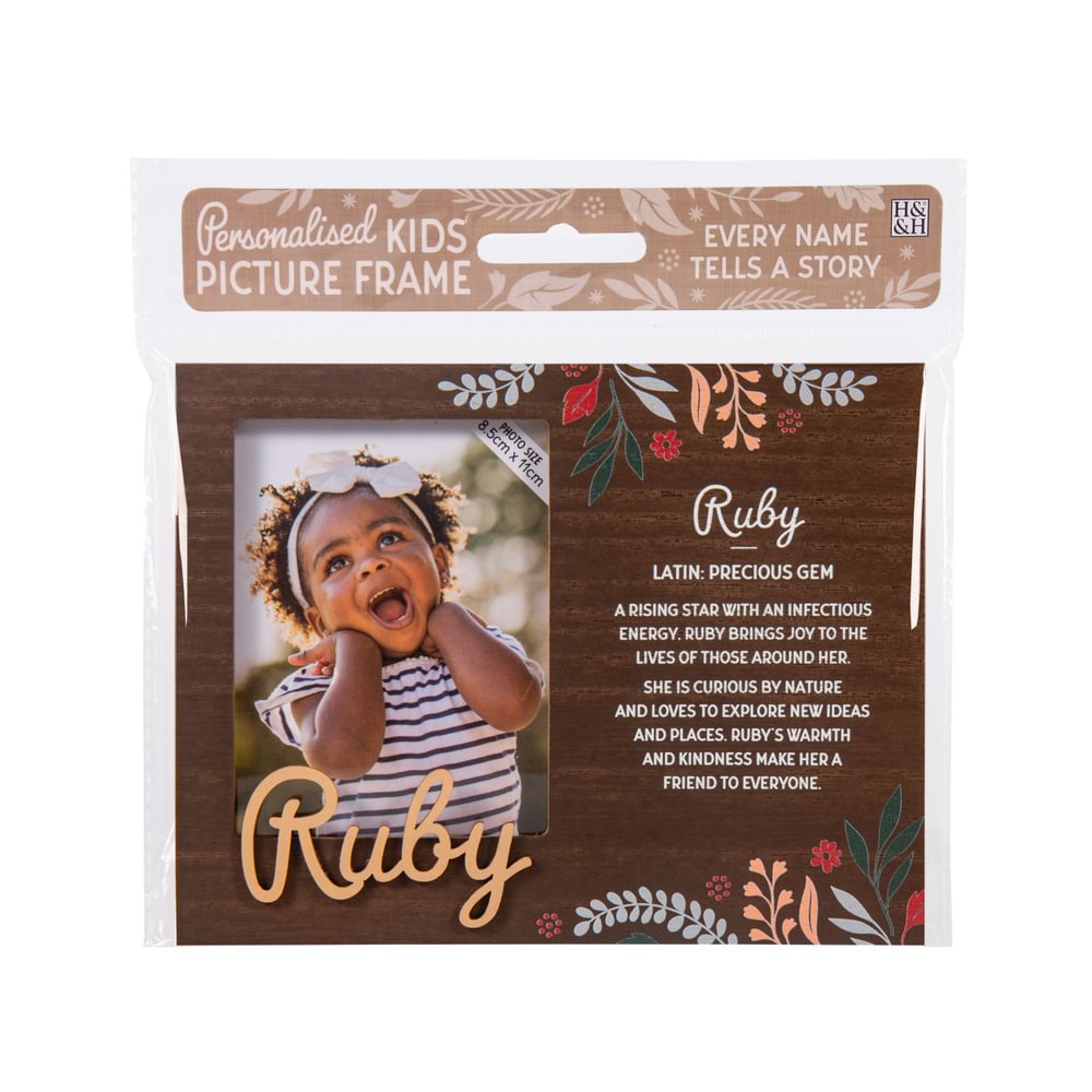 Personalised Kids Picture Frames - Names & Relations