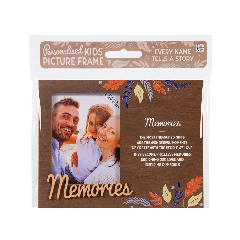 Personalised Kids Picture Frames - Names & Relations