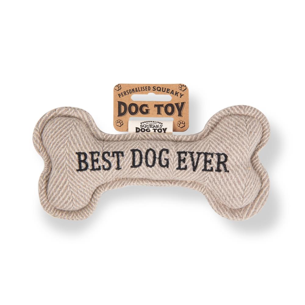 Personalised Squeaky Dog Toys - Initials & Sentiments