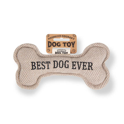 Personalised Squeaky Dog Toys - Initials & Sentiments