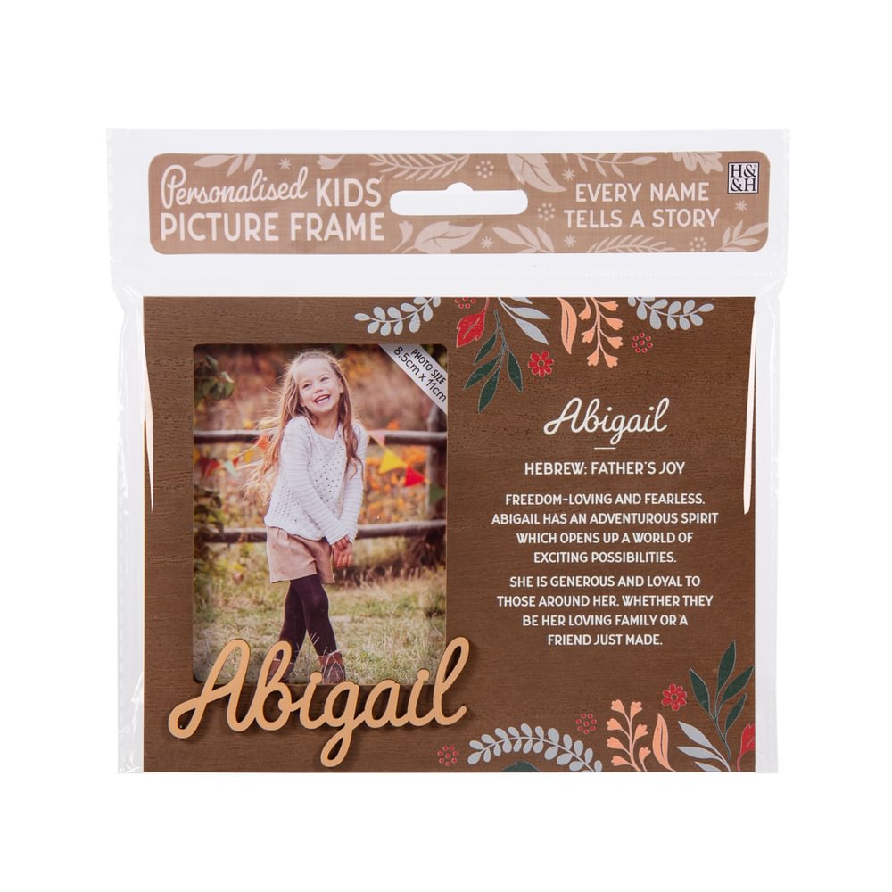 Personalised Kids Picture Frames - Names & Relations