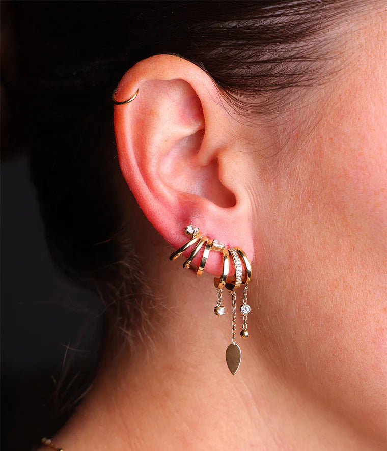 Zag Bijoux Earring Collection - Gold Plated Steel (3)