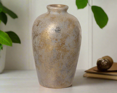 Terracotta Vase Copper/Gold  **CLICK & COLLECT ONLY**