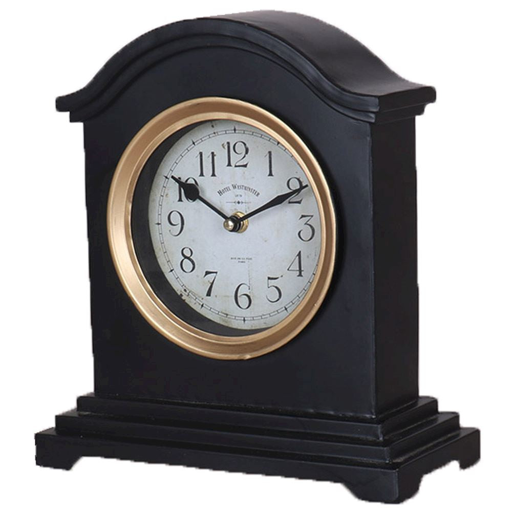 Fern Cottage Clock - Traditional Metal Mantle