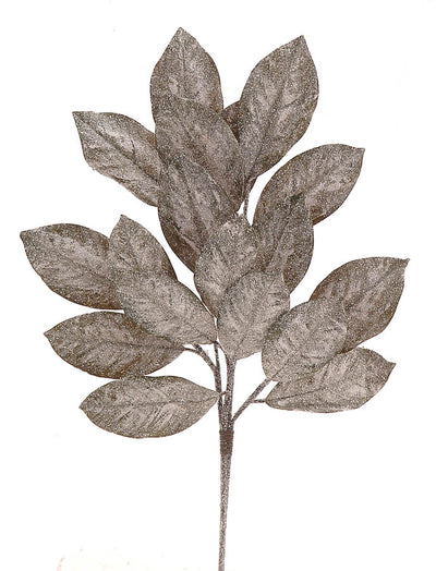 Christmas Floristry -  Frosted Magnolia Leaf Spray/Garland