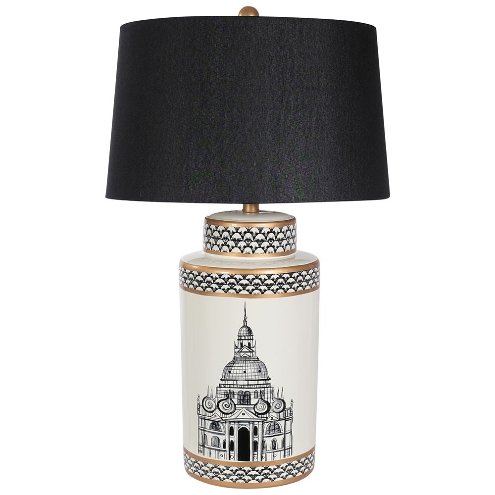 Fern Cottage Table Lamp - Venetian Ceramic **CLICK & COLLECT ONLY**