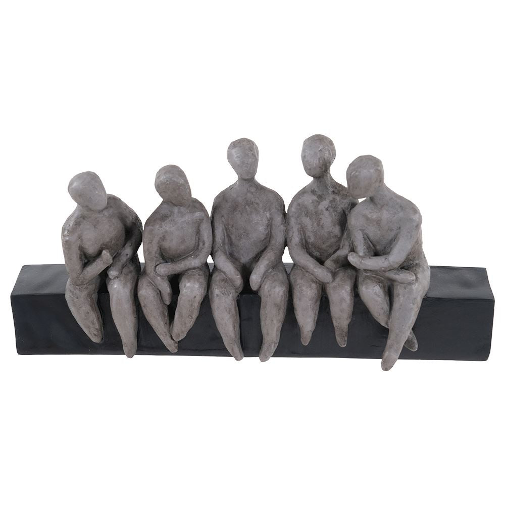 Fern Cottage Handsculpted Men Sitting Together